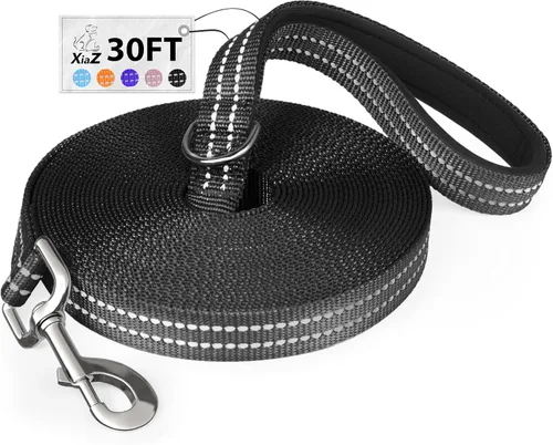 Vista 10 de Correa Larga para Perros XiaZ Correas de Entrenamiento 10/15/20/30/50/100 pies Correa Larga para Perros 30 pies Correa de Entrenamiento