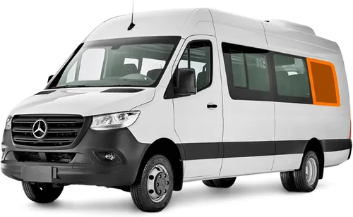 Vista 12 de Living in a Bubble Cubierta Aislante con Bloqueo de Luz para Ventana de Puerta Corrediza para Mercedes Sprinter NCV3 y VS30, 2007-Actual, Accesorios