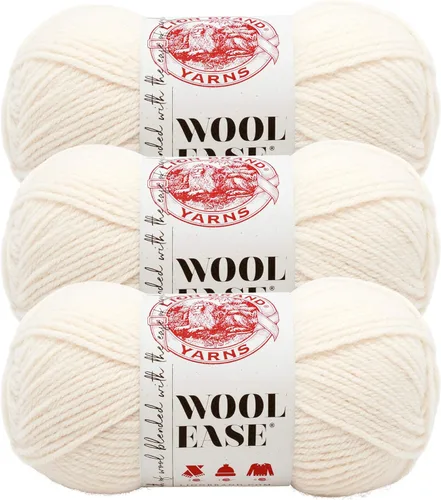 Vista 28 de Lion Brand Yarn Wool-Ease Yarn, Hilo de peso medio (Worsted-Weight) para tejer y hacer ganchillo, 1 paquete, Antler