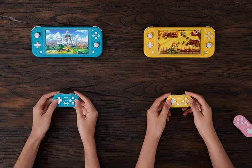Vista 5 de 8Bitdo Zero 2 Mini Bluetooth Gamepad for Switch Windows Android MacOS Steam Raspberry Pi Yellow