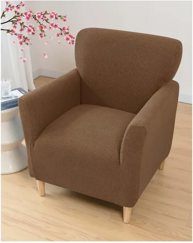 Vista 9 de Fundas elásticas para sillón de sala de estar, fundas protectoras para perros, mascotas y niños, diseño de jacquard con patrón de 1 asiento pequeño