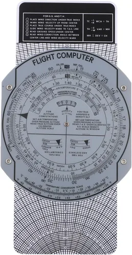 E6B Flight Computer Circular Slide Rule for Flight Training