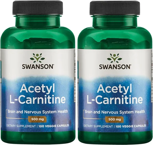 Vista 8 de Acetil L-carnitina 500 mg 100 cápsulas de Swanson Premium