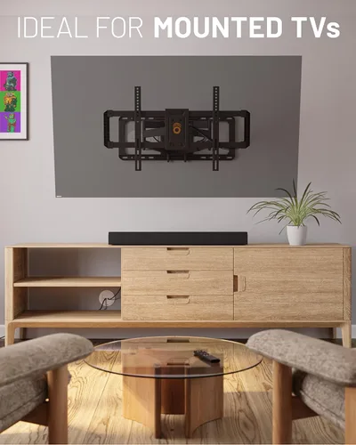 Vista 8 de ECHOGEAR Ocultador de cables de TV para TV montada en la pared - Kit de gestión de cables oculta cables de TV - Incluye 2 pasos de cable, soportes