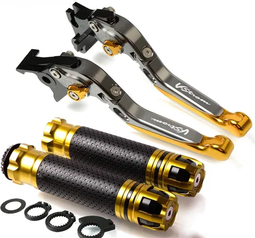 Vista 19 de for Suzuki V-Strom 2002-2016 2015 2014 20132 012 2011 2010 V-Strom Motorcycle Brake Handle Adjustable Brake Clutch Lever Handbar (Color : 1)