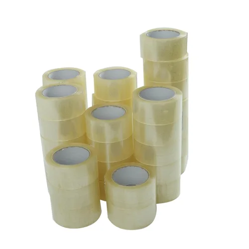 Cinta de embalaje transparente de 110 yardas por rollo (36 rollos) - 2 pulgadas de ancho, más fuerte y más gruesa, 2 mil, cinta adhesiva de depósito