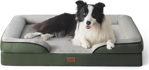 Vista 59 de Bedsure Camas ortopédicas para perros de tamaño grande - Cama impermeable para perros grandes y gatos, sofá para perros cómodo con funda extraíble