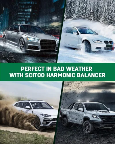 Vista 6 de SCITOO Equilibrador armónico del motor para GMC 1977-1986 594-006