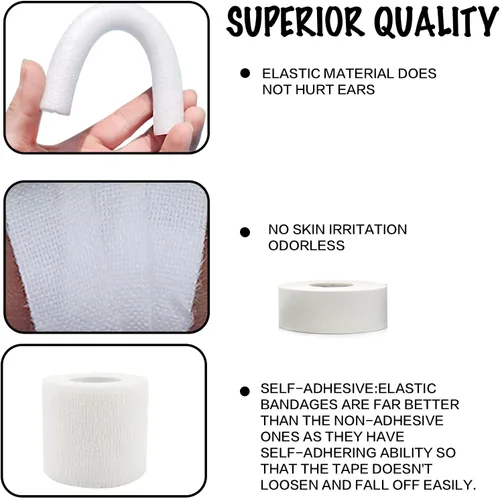 Vista 5 de Doberman Kit de publicación de orejas de perro, herramienta de soporte para orejas de perro, grifo de orejas de perro para Doberman Pinscher