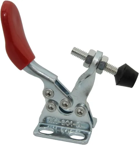 Vista 3 de 4PCS Palanca Abrazadera 201A Herramienta de Mano 60 lbs / 27kg Capacidad de Sostención Antideslizante Horizontal Herramienta de Liberación Rápida