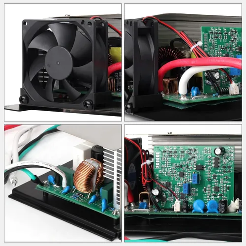Vista 7 de WF-8955-MBA, 55 amperios para convertidor de potencia WF-8955PEC, carga inteligente de tres etapas para batería de plomo-ácido RV, compatible