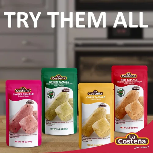 Vista 6 de La Costeña Tamale Rojo con sabor a cerdo (individual) (paquete de 2)