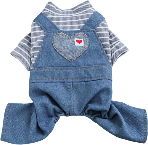 Vista 15 de Mono lindo para perro, overol elegante para mascotas, suave, transpirable, ropa para perros pequeños, hembra, niño, overol clásico de una pieza
