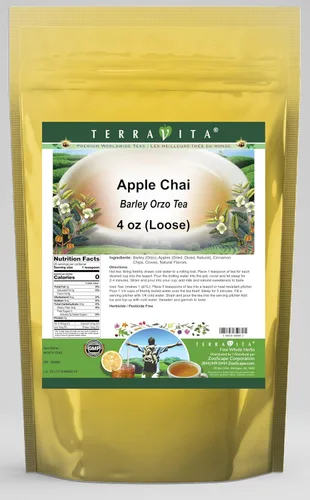 Té Orzo de Cebada Chai de Manzana (Suelto) (4 oz, ZIN: 569996)