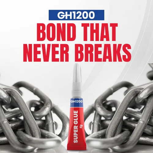 Vista 6 de Pegamento de 0.14 oz x 8 súper pegamento fuerte multiusos con tapa antilogas. Superpegamento adhesivo súper rápido y fuerte, pegamento