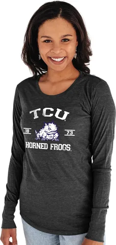 Vista 6 de Blue 84 NCAA Womens Long Sleeve T Shirt Tri-Blend Mascot