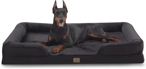 Vista 21 de Bedfolks Cama ortopédica para perros extra pequeña, sofá cama impermeable para perros y gatos pequeños, sofá cama de espuma de huevo para mascotas