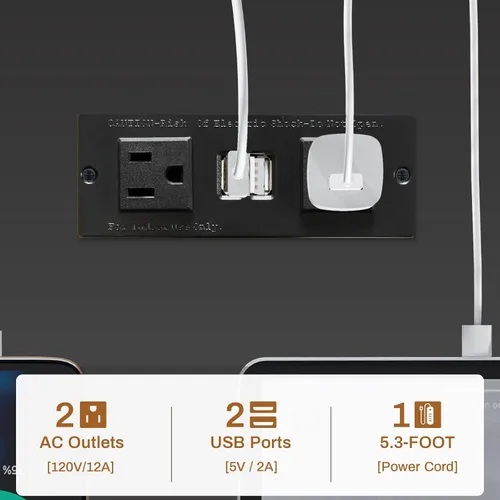 Vista 6 de SEDETA Escritorio para juegos en forma de L, escritorio reversible para computadora de 63 pulgadas con toma de corriente y estantes