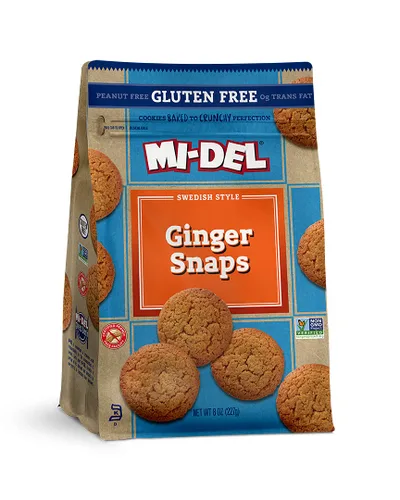 Vista 10 de Mi-Del Galletas con chispas de chocolate sin gluten, galletas de chocolate crujientes, certificadas sin OMG, 0.00 oz de grasa trans, galletas