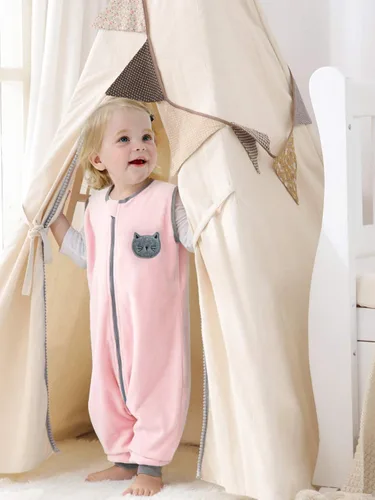 Vista 38 de Sincere Saco de dormir para bebé, primavera, otoño, cálido, saco de dormir para caminar con piernas, mantas de pijama, 6 meses a 4 años