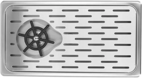 Vista 3 de Glass Rinser with G1 / 2 Water Connection Port, Stainless Steel Countertop Pitcher Washer for Bar and Kitchen - Quick Wash, Durable Build, Easy