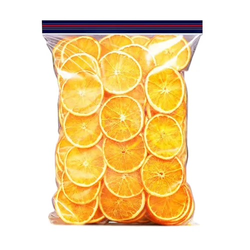 500g/17.6oz rodajas de naranja disecadas, rodajas de naranja disecadas endulzadas, sin azúcar, veganas y kosher