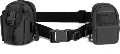 Vista 7 de ArcEnCiel Airsoft Belt Tactical Militar Batalla Combate Utilidad Paintball Carrier