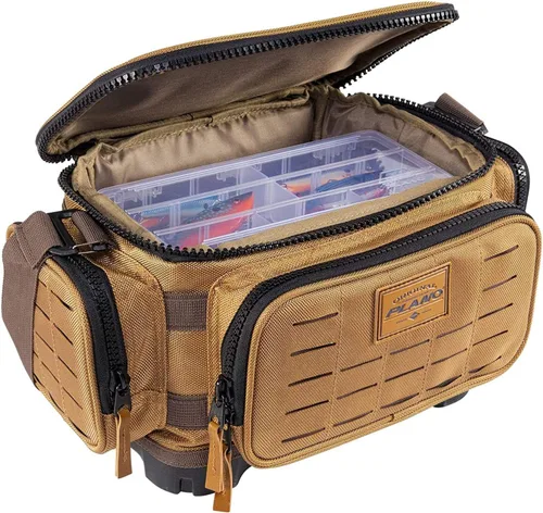 Vista 2 de Plano Guide Series - Bolsa para aparejos Almacenamiento de aparejos premium con base antideslizante y compartimentos incluidos, color caqui