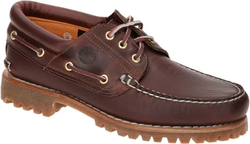 Vista 10 de Timberland Men's Authentic 3-Eye Lug Handsewn Boat Shoes Marrón
