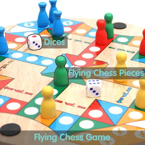 Vista 4 de LAVIEVERT Centro de actividades Cubo de juego 10 en 1 Clasificador de formas de laberinto de cuentas multiusos, juguete educativo de madera