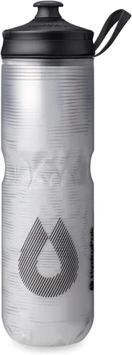 Vista 8 de HydraPak Botella Polar - Botella de agua deportiva Polar aislada - Libre de BPA, botella flexible deportiva y para bicicleta con asa