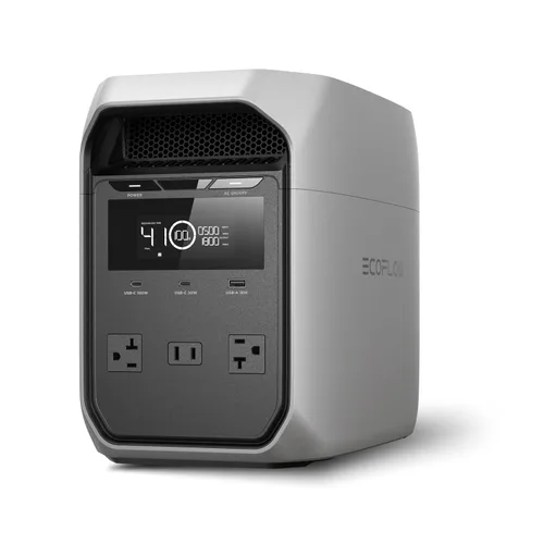Vista 18 de EF ECOFLOW - Estación de energía portátil DELTA 2, batería de 1024 Wh LiFePO4 (LFP), salida de 1800 W AC/100 W USB-C, panel solar opcional