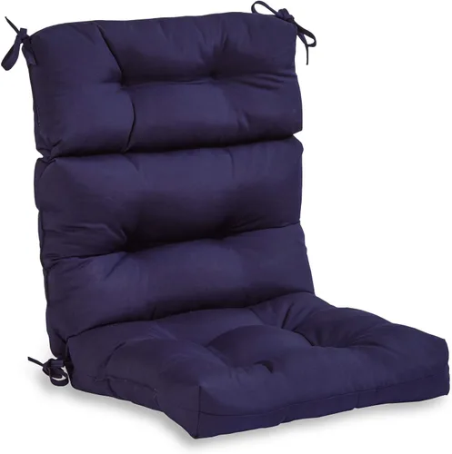 Vista 8 de South Pine Porch Cojín para silla de respaldo alto para exteriores, gris jaspeado Gris brezo