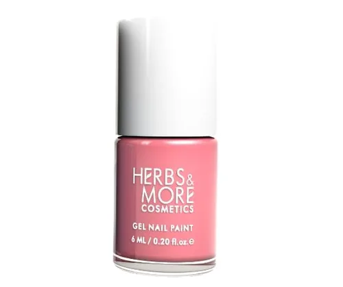Herbs & More Cosmetics - Pintura de uñas de larga duración, resistente a las astillas, acabado brillante, no tóxica y de secado rápido, fácil