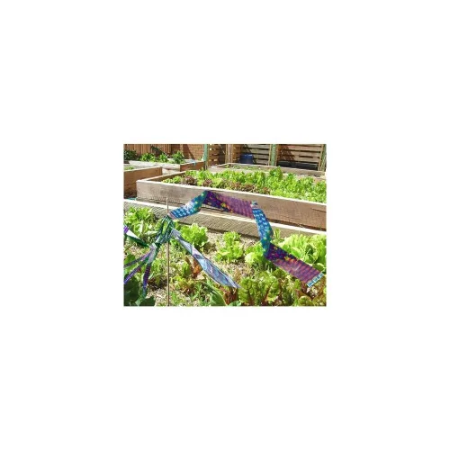 Vista 12 de Bird-X Irri-Tape, Holographic Bird Scare Tape, Iridescent Foil Reflective Tape for Multi-Sensory Attack, Easy to Install, 2" W x 25' L