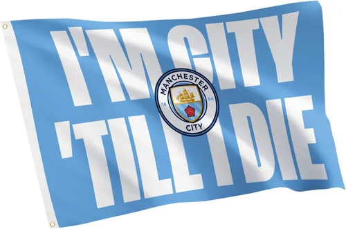 Vista 9 de Desert Cactus Bandera de Manchester City MCFC, 100% poliéster, para interior y exterior, 3 x 5 pies, bandera C