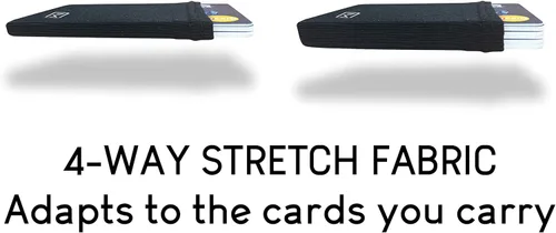 Vista 4 de Modern Carry Cartera delgada para tarjetas de crédito ultrafina