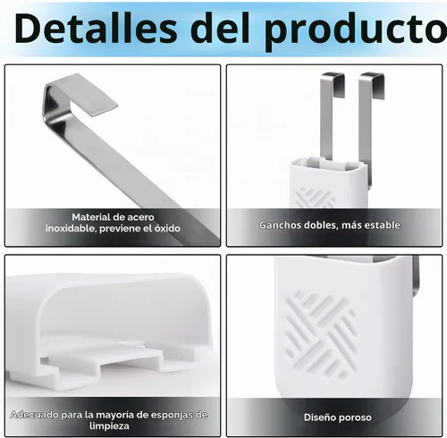 Vista 4 de Adjustble Toilet Tank Cleaning Tablet Holder, Bleach Tablets Bracket Adjustable-1Set