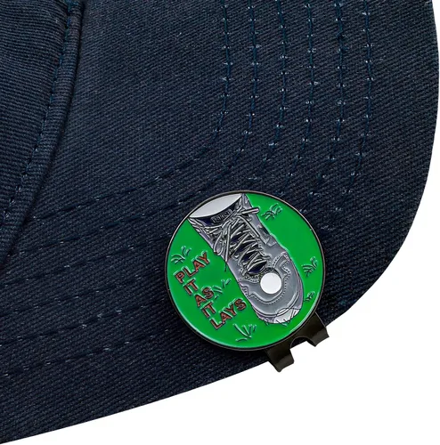 Vista 2 de Marcador de pelota de golf con clip magnético para sombrero, divertido regalo de golf