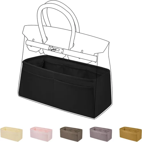 DGAZ Organizador de bolso, sedoso y suave, seda, bolso de mano de lujo en moldeadores de bolsa, para mujer, se adapta a bolsas Birkin 25303540