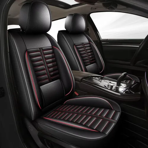 Vista 55 de Juego completo de fundas de asiento de automóvil para Ford Explorer 2004-2023, 2024 y 2025, juego completo de fundas de asiento de cuero con soporte