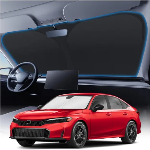 Vista 192 de KUST Parasol para parabrisas para Volkswagen VW ID.4 2021-2025 2026, accesorios para ventana, protector plegable, bloquea los rayos UV, mantiene