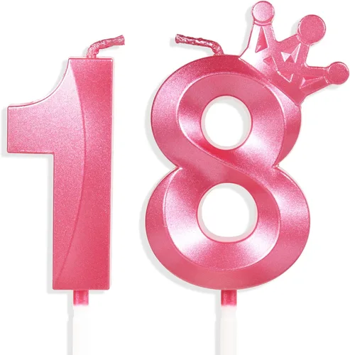 Vista 59 de Velas de cumpleaños número 10 para pastel, velas de oro rosa número 10 con corona, diseño 3D, decoración de pastel de cumpleaños para niñas
