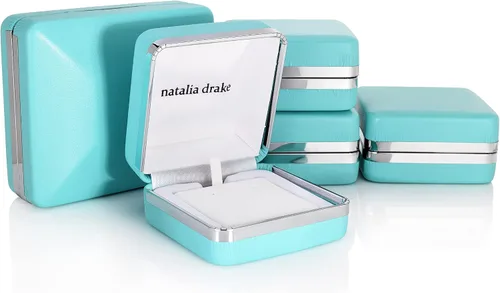 Vista 6 de NATALIA DRAKE Aretes de aro pequeños con diamantes abiertos en C para mujer en plata de ley 925