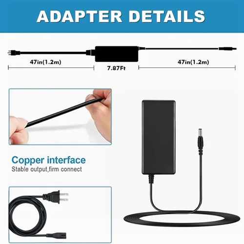 Vista 2 de CJP-Geek AC/DC Adapter Replacement for Polk Audio DSA-90W-24 1 24072 I Sonic ES2 Power Supply Cord