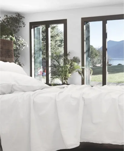 Vista 6 de Juego de sábanas para cama ajustable, tejido de satén suave, 400 hilos, 100% algodón egipcio, 5 piezas con 2 sábanas bajeras, juego de sábanas de 25