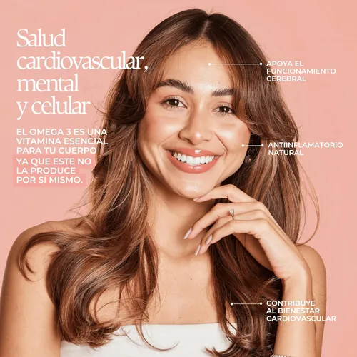 Vista 2 de Caro FIT - Alta Concentración Salmón Omega 3 EPA DHA 60 cápsulas blandas
