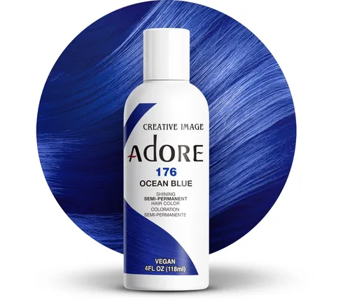 Vista 13 de Adore Tinte semipermanente morado para el cabello, vegano y libre de crueldad, 4 onzas líquidas, 090 Lavender (paquete de 1)