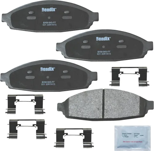 Vista 117 de Pastillas de freno delanteras semi-metálicas Bendix Priority1 CFM1774 para Ford Transit 2019-2017, Transit-150 2021-2015, Transit-250 2021-2015