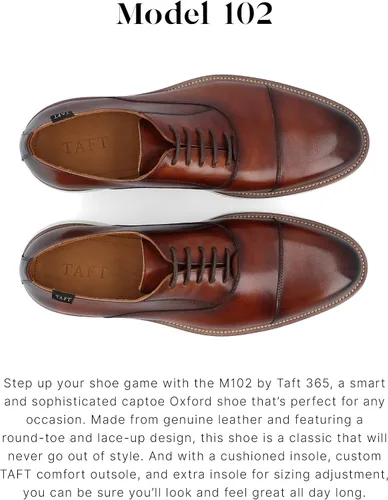 Vista 3 de TAFT 365 Hombre Modelo 102 Captoe Oxford